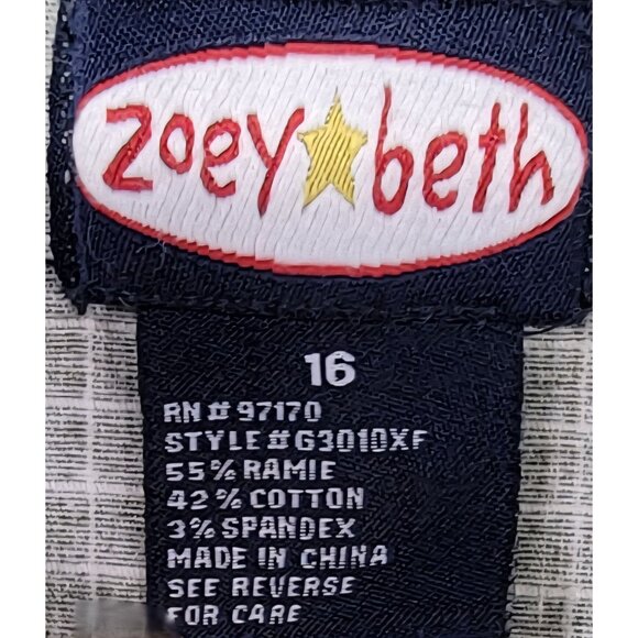 Zoey Beth Camouflage Jacket Cotton Blend Button-Up Casual Womens Size 16 New - Picture 5 of 7